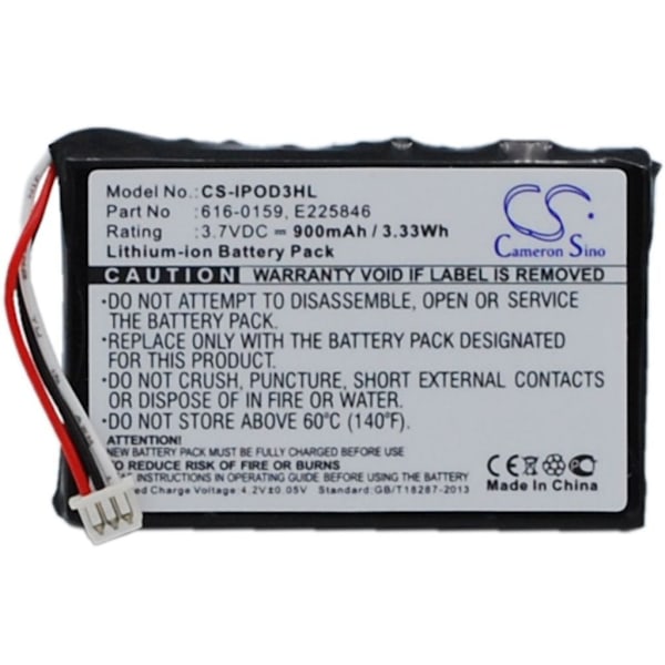 Batteri til Apple iPOD 10GB M8976LL/A osv