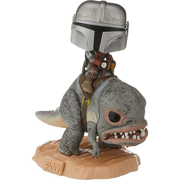 Mandalorian figur med Blurg, Star Wars samlerlegetøj