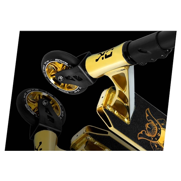 Guld Färgad SOKE XTR Street Trick Sparkcykel