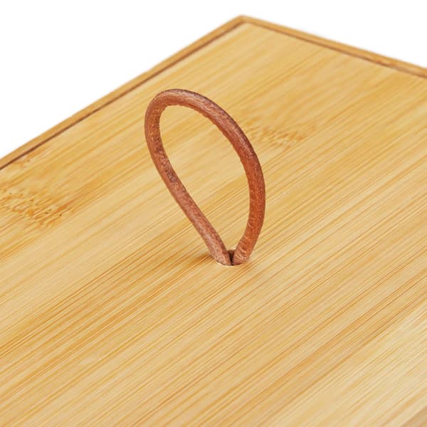 Bambu säilytyslaatikko kannella
