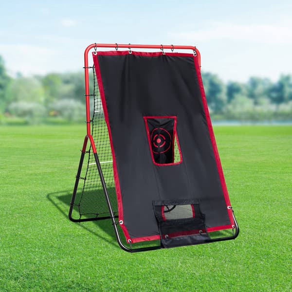 Baseball Softball Rebounder Net, 3 x 4,5 fod, 3-zoner