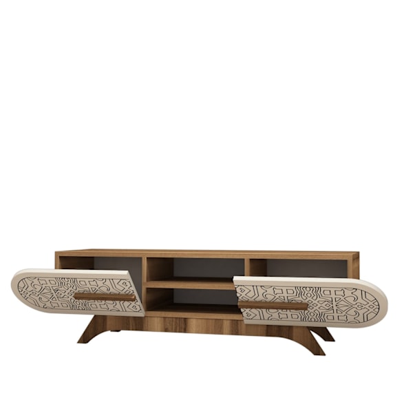 TV Unit Defne - Valnötskräm