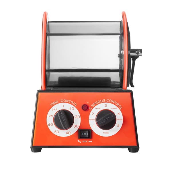 Roterande polermaskin med trumla 5 kg, 5-växlad timer 60W