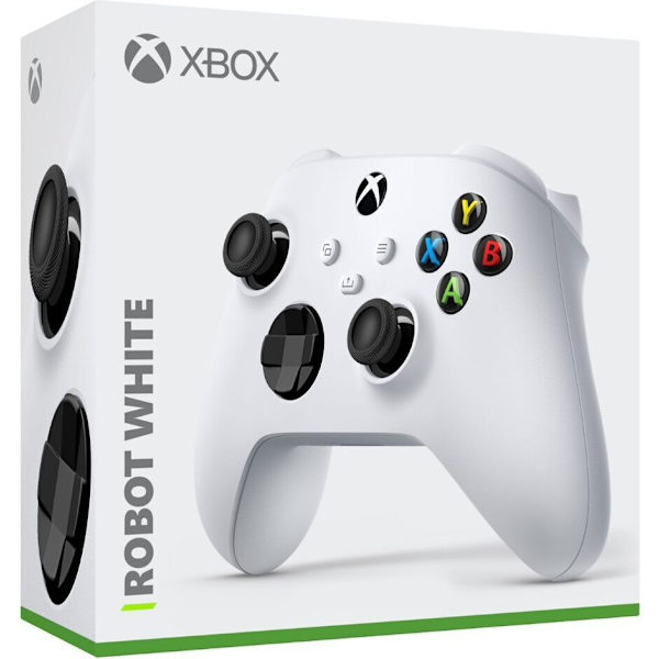 Microsoft Xbox - trådlös handkontroll, vit, Xbox / PC