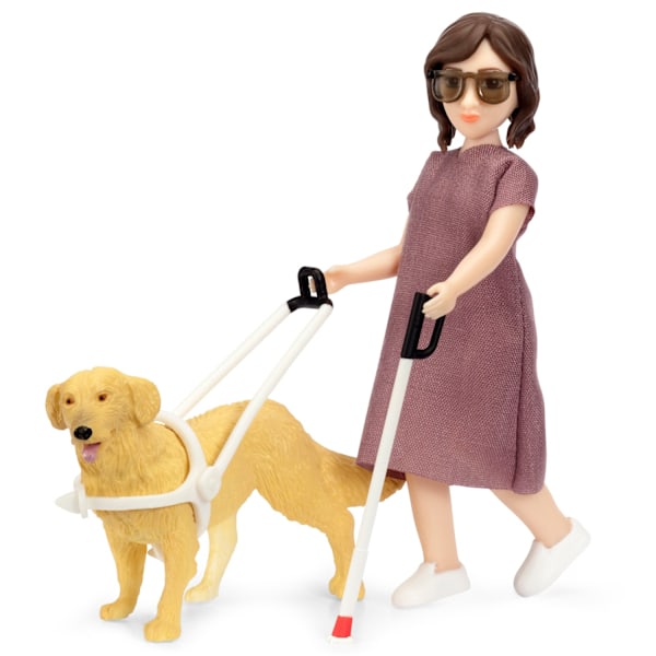 Docka Blindkäpp Hund