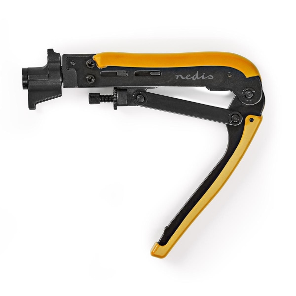 Antennekabelinstallationsværktøj | Crimp tang | Gul / Sort | ABS / Stål