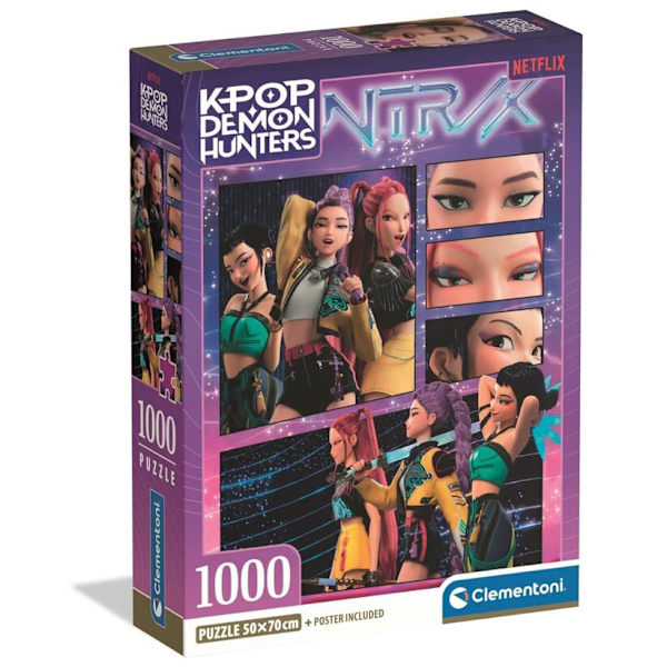 Kpop Demon Hunters 2 pussel 1000 bitar