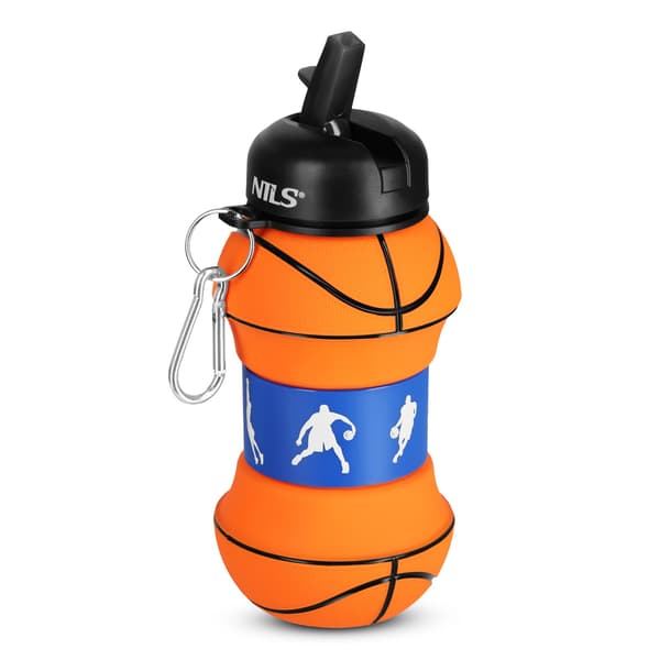 Folding Silikone Cup 550ml – Basketball Design