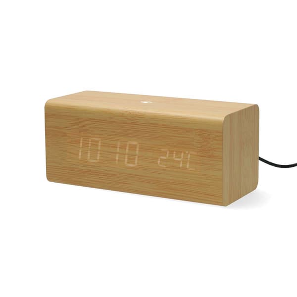 Digital vækkeurradio med LED-display og USB-C