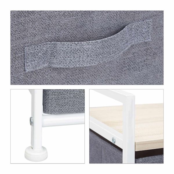 Hyllsystem olika versioner grå