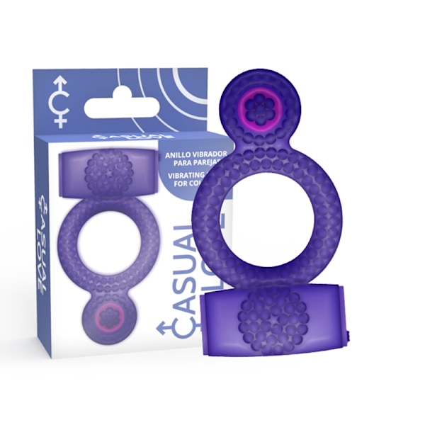 Casual Love - Ring Vibrerande Dubbel Pleasure Lila