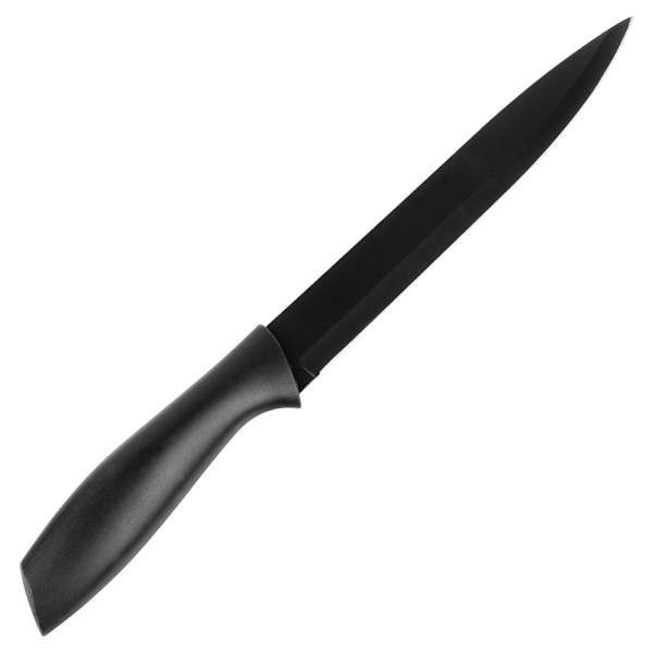 Keittiöveitsi teräs musta 32 cm