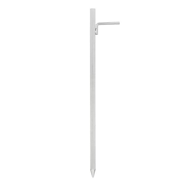 Maa-ankkuri 50 cm galvanoitua terästä L-koukulla