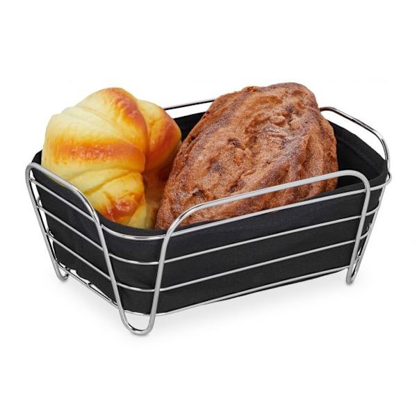 Metallinen leipäkori kannella