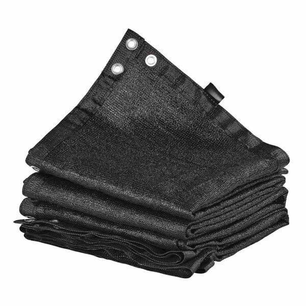 Solskyddsduk 3 x 3 meter, 90 % block, HDPE, svart