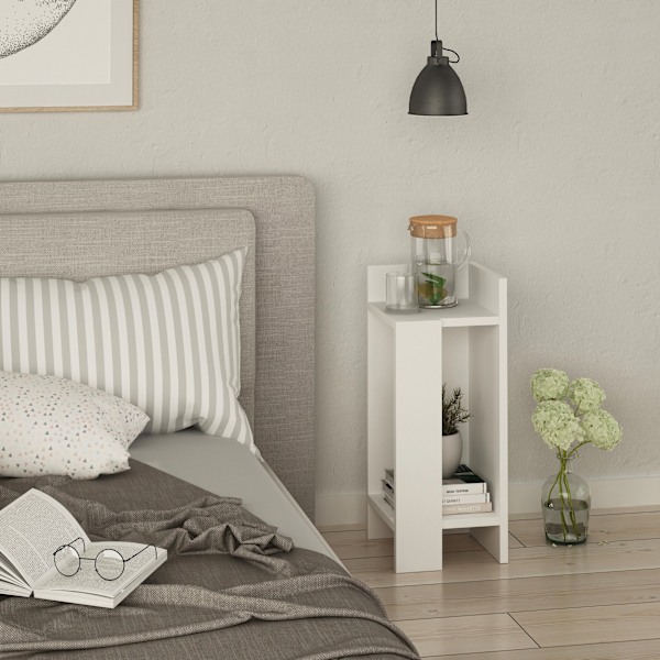Natbord Elos Right - Hvid