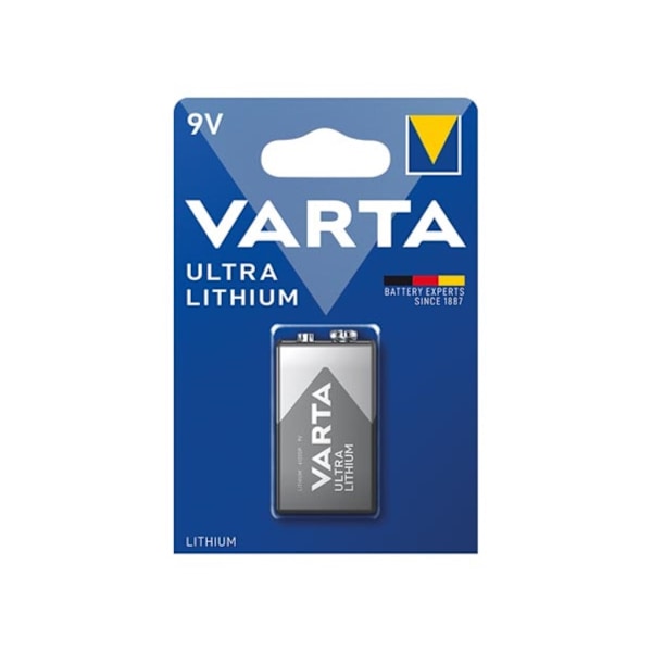 Professional Lithium 9 V E-Block Varta (1 kpl / läpipainopakkaus)