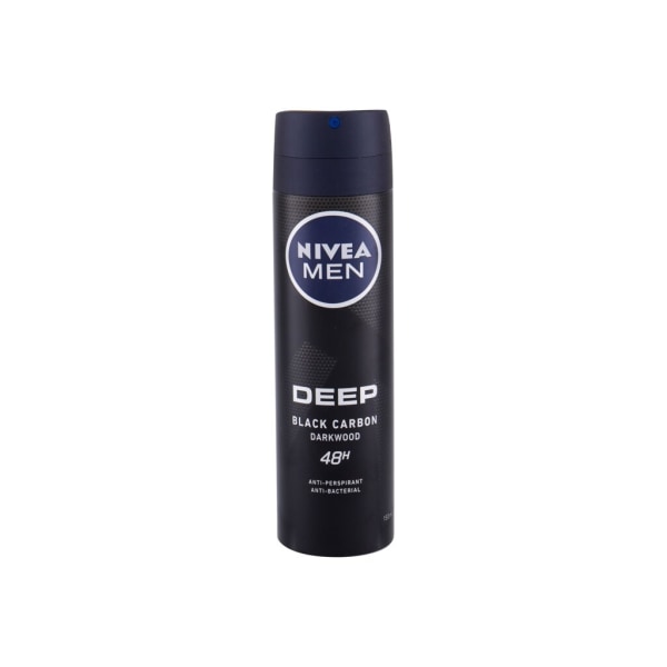 Nivea - Men Deep Black Carbon 48H - For Men, 150 ml