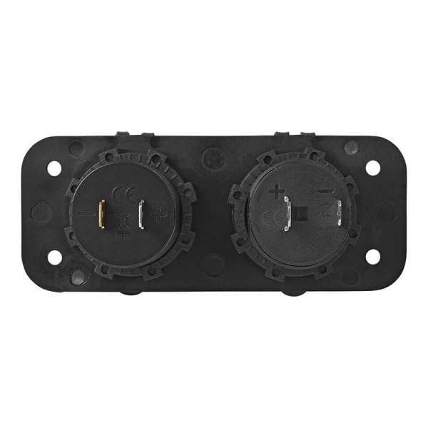 Indbygget sæt: 12V-stik + USB-hurtigoplader type A + C 2-vejs 3A