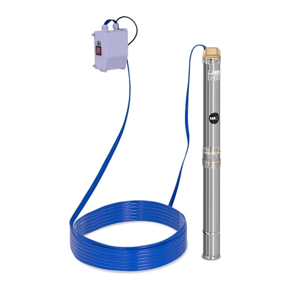 Dränkbar pump för MSW djupbrunn, 3800 L/timme. upp till 39 m