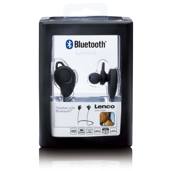 Langattomat Bluetooth-nappikuulokkeet mikrofonilla, musta