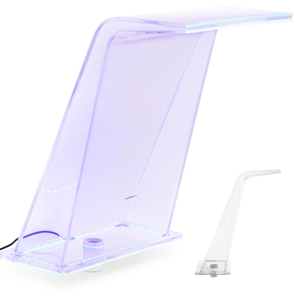 Vesiputoussuutin LED-valolla 45 cm, vesivirtaus 395 mm