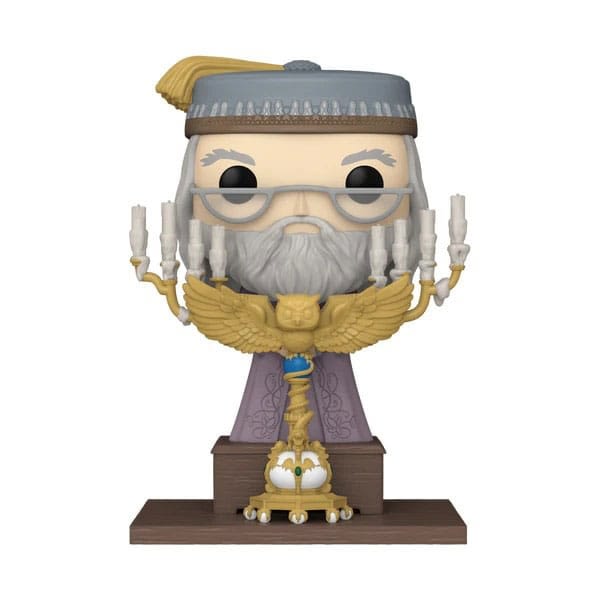 Harry Potter POP! Deluxe Vinyylifiguuri Deluxe Dumbledore w/Podium 12 cm