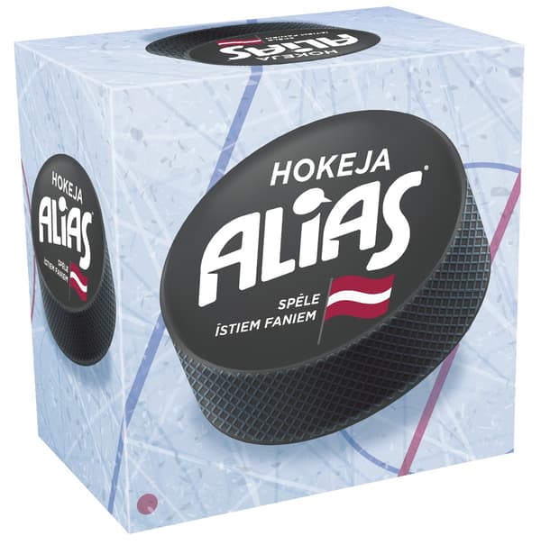 Hockey Brädspel Alias ​​i lettiska språkversionen