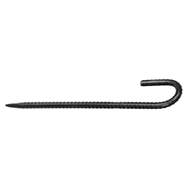 Armeringspinnar, 12-tums J-krok, 16-pack galvaniserade