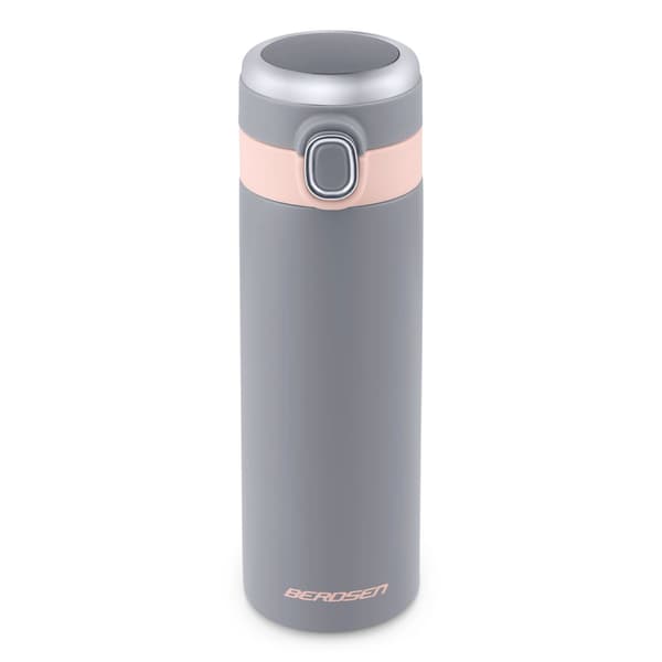 Vakuumisoleret termokande 450 ml BD-786 grå