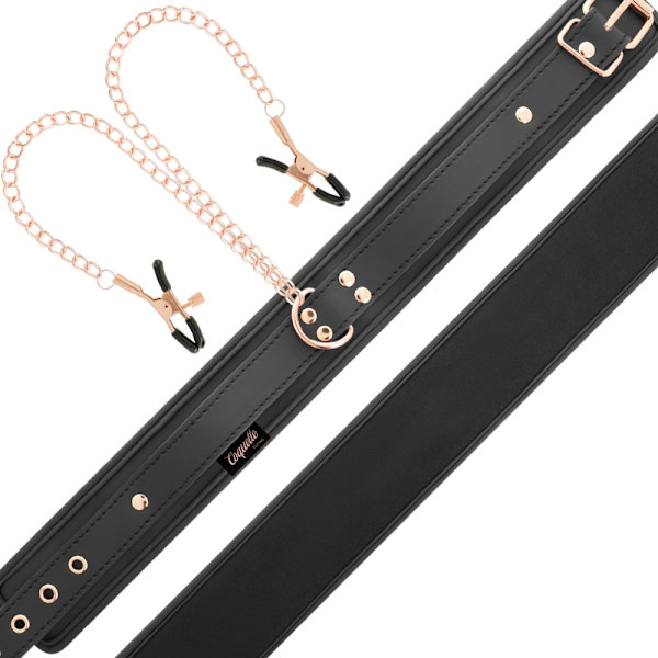 Coquette Chic Desire - Fantasy Nipple Clamp Halsband med neoprenfoder