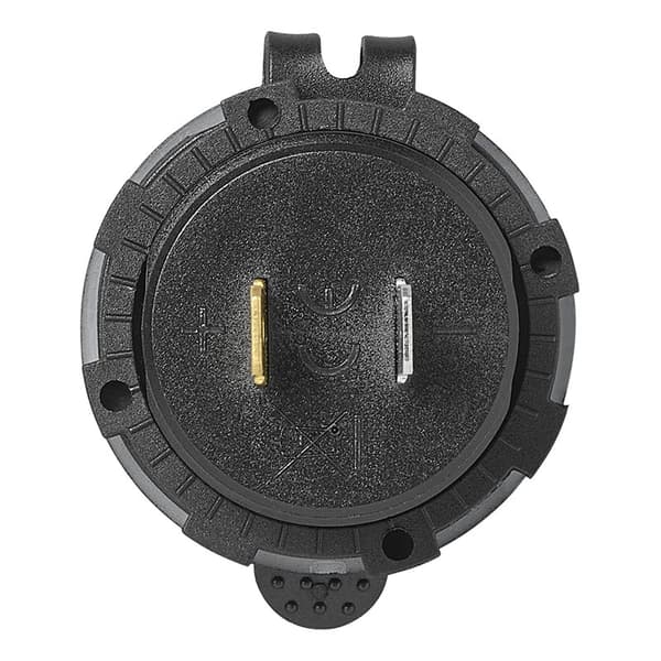 USB snabbladdare, inbyggd typ C, 12/24V, 3A