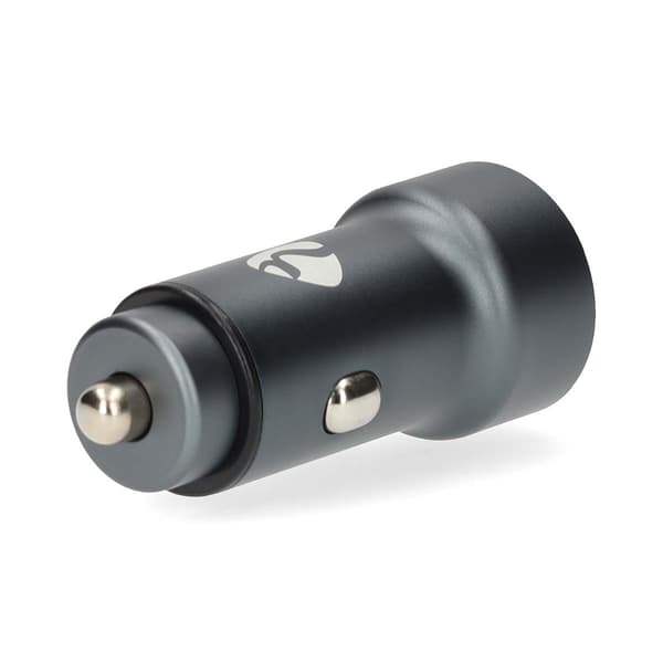 Dubbel USB-A/USB-C billaddare, 38W, automatisk spänning