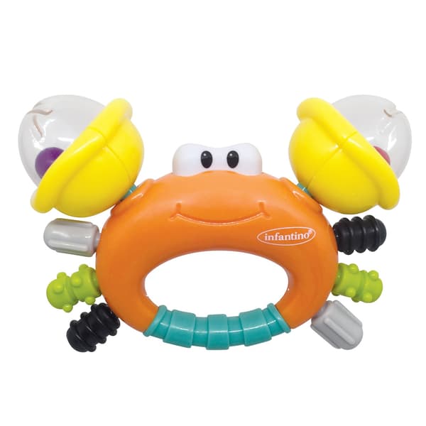 Infantino Rattle & Teether Sand Krabbe
