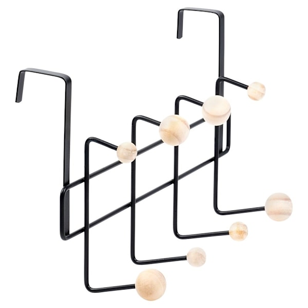 Metal dørbøjle sort 37 cm