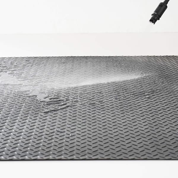 Diamantplåtad gummigolvrulle, 3 mm, 1,2 m x 3 m