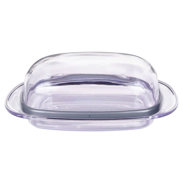 Transparent Smörbehållare i Plast för Förvaring och Servering