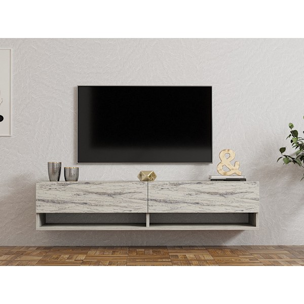 TV-enhet Arges - Freesia, marmor