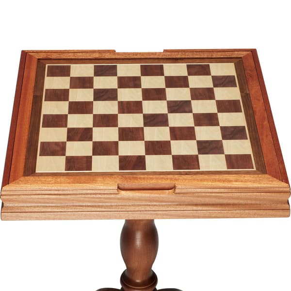3-i-1 schack- och backgammonbord, 40 cm trä