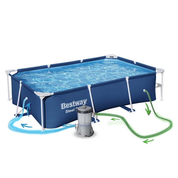 Runko puutarha-allas 259 x 170 x 61 cm Bestway 56403N