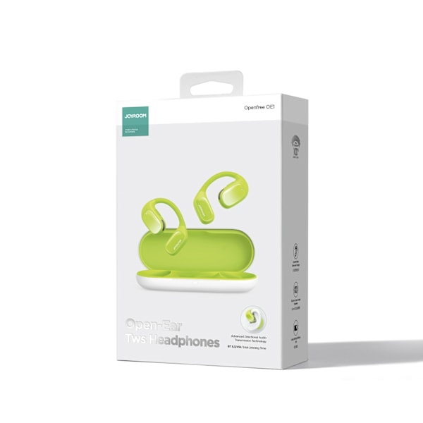 Openfree JR-OE1 langattomat on-ear kuulokkeet, vihreä