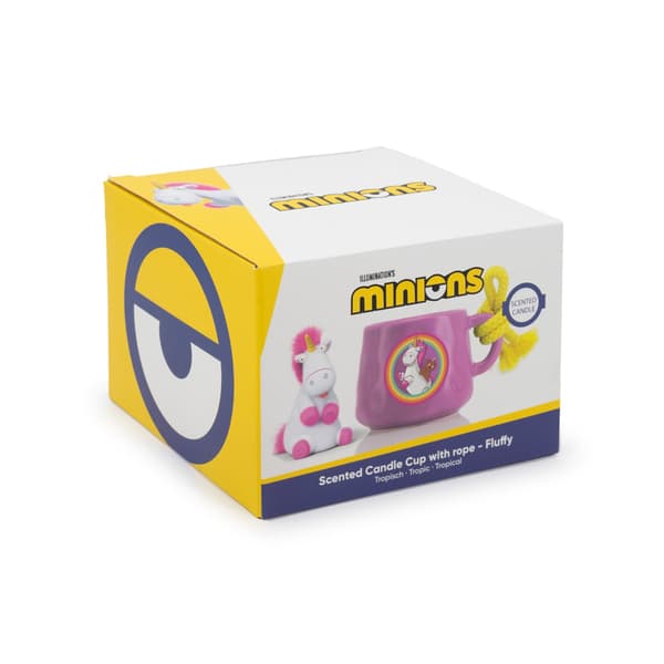 Duftlys i keramisk krus – Minions Design
