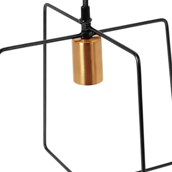 Metallampe til loft - moderne og industriel stil
