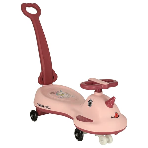 LED gravity skotertur med handtag rosa