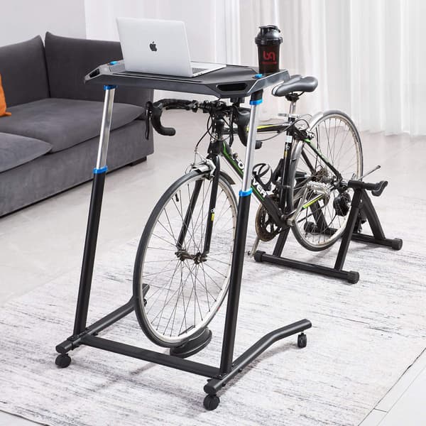 Cykelbord – Hopfällbart, höjdjusterbart och låsbara hjul