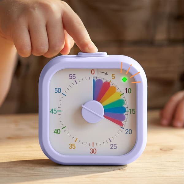 Visuel timer til børn og voksne, 60 minutter, justerbar lydstyrke