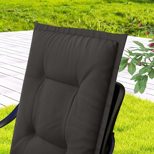 Sarja 4 istuintyynyä 108 x 50 x 5 cm tuolityynyt solmioilla, sisäistuintyyny, istuintyyny, penkkityyny puutarhakalusteisiin, istuintuoli, ruokapöydän