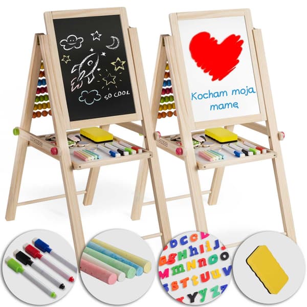 Sammenklappelig magnetisk tavle Ricokids