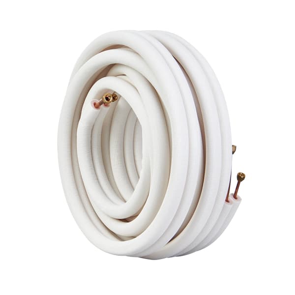 Mini Split Line-sæt 50 fod, 1/4 x 3/8 isoleret kobber