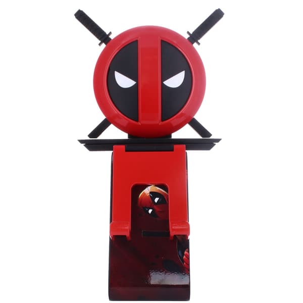Deadpool-hahmon kiinnitysteline, 20 cm:n kaapelinäyttö
